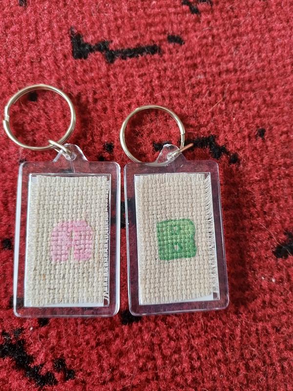 Blank Key Ring Visuals with Tabs