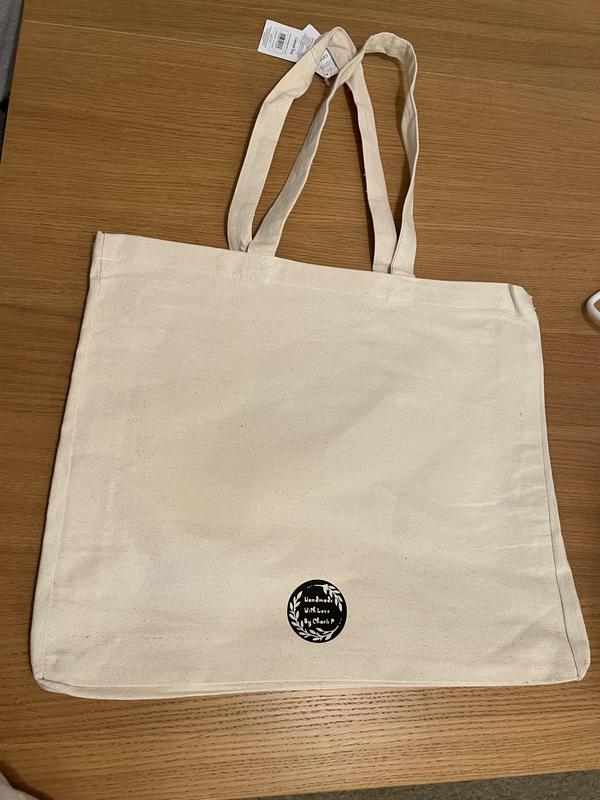 Large Canvas Tote Bag 43cm x 38cm x 10cm