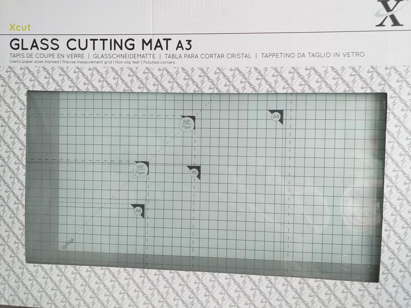 docrafts XCUT A3 Light green Square Tempered Glass Cutting Mat