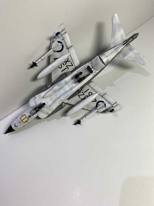 Tamiya 1/48 Scale Hawker Sea Harrier Model Kit - Plastic Aircraft Model For Building & Painting