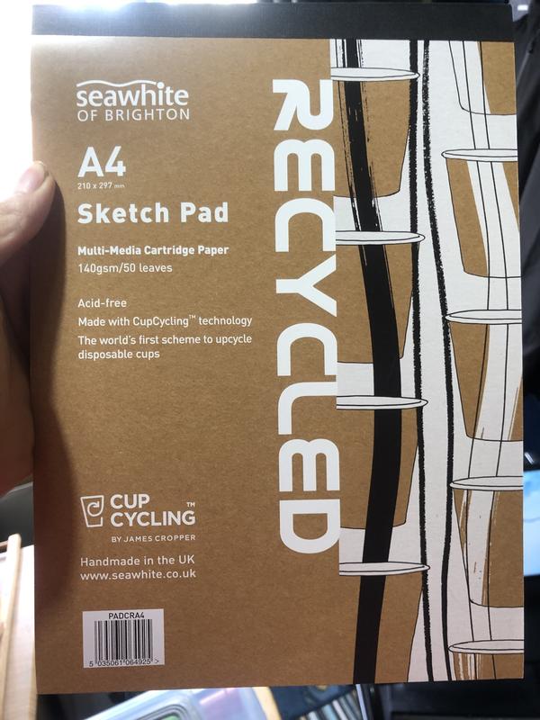 Seawhite CupCycling Cartridge Paper Pad A4 | Hobbycraft