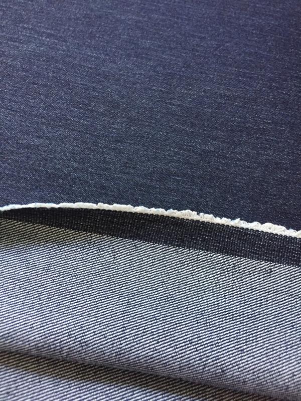 Blue Cotton Stretch Denim Fabric by the Metre