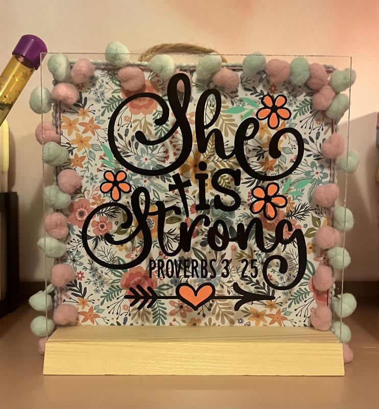 Cricut Joy Black Permanent Smart Vinyl 5.5 x 48 Inches