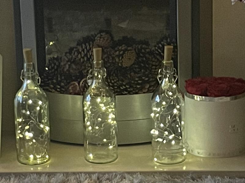 String lights deals for bottles