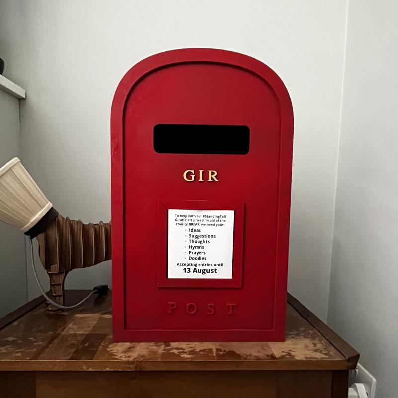 Lelin wooden deals post box