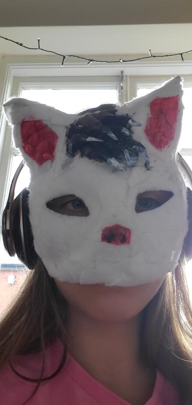 Cat Mask to Paint 