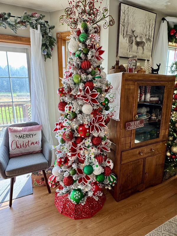 Red & White Velvet Poinsettia Pick | Hobby Lobby | 5335096