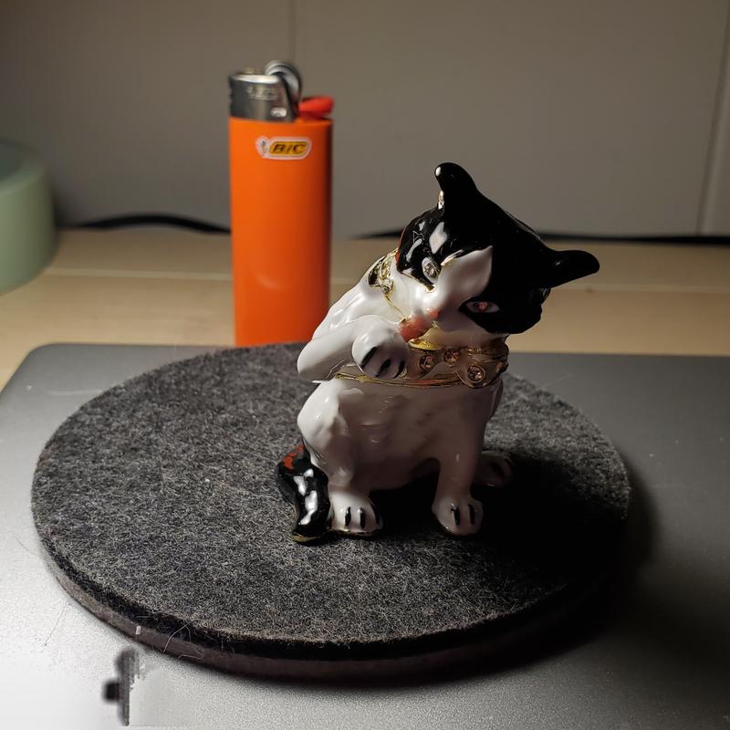 Cat Licking Paw Jewelry Box | Hobby Lobby | 2443380