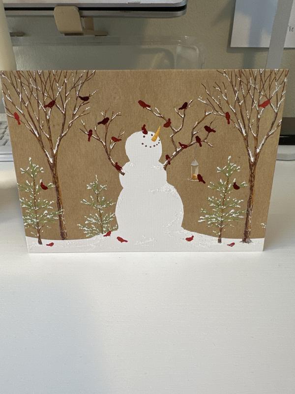 Box Of Nativity Christmas Cards - 15 Cards / 16 Foil Lined Envelopes