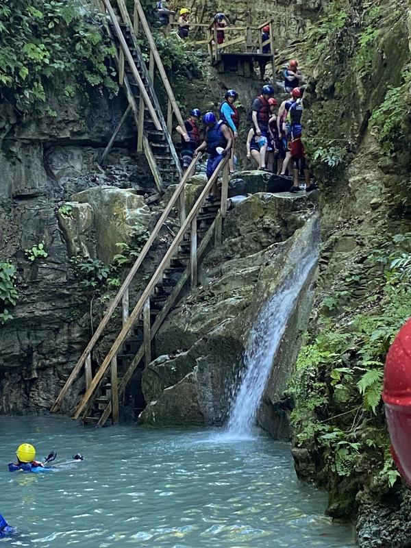 SLIDING DOWN WATERFALLS! 