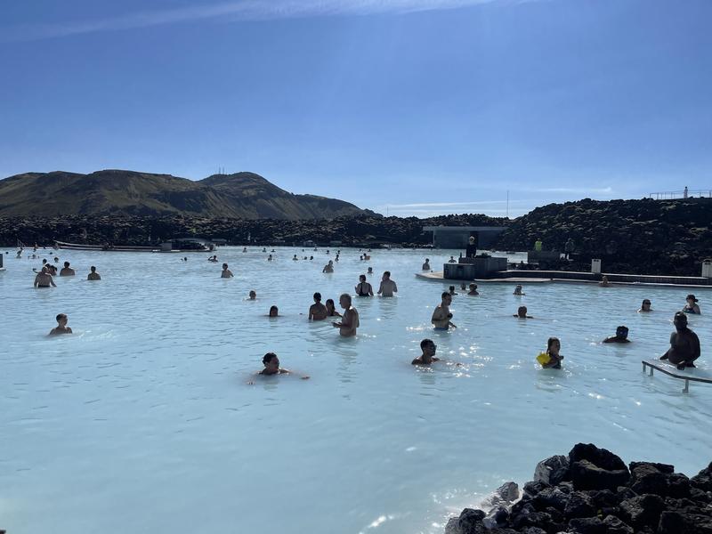 Bathing in the Blue Lagoon