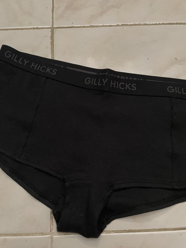 Hollister Gilly Hicks Ribbed Cotton Blend Short Underwear
