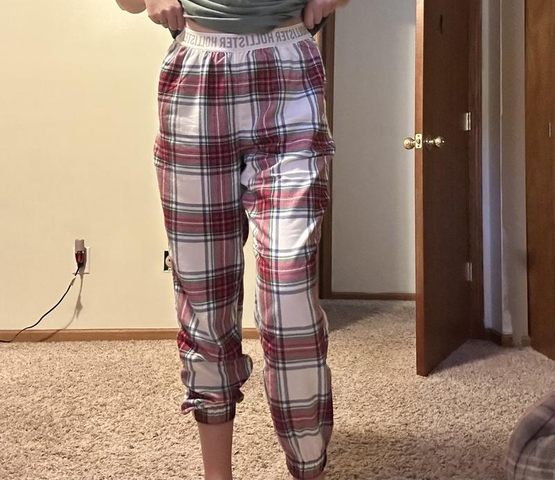 Hollister 2024 flannel joggers