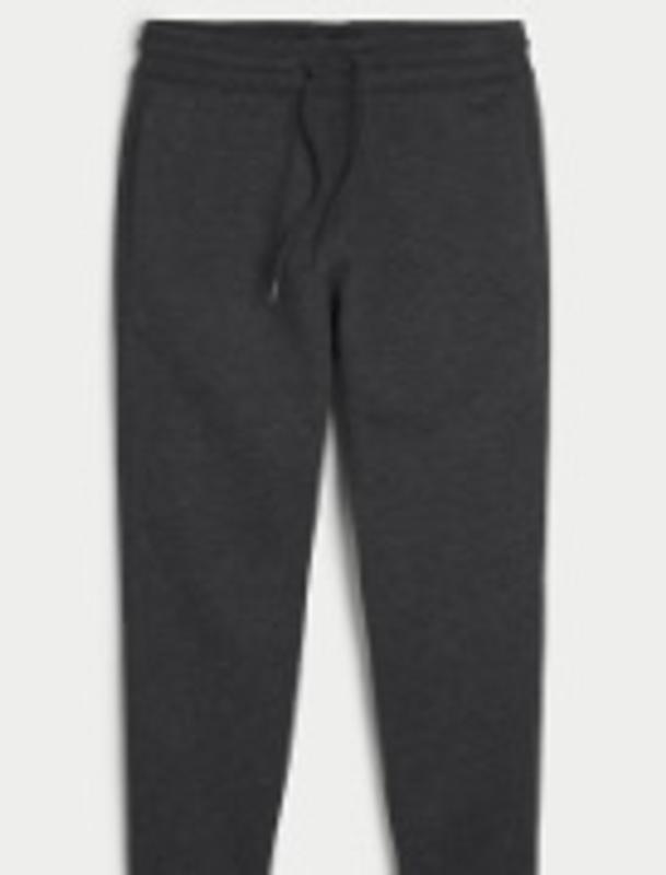black hollister sweatpants size xs-s fleece inside - Depop