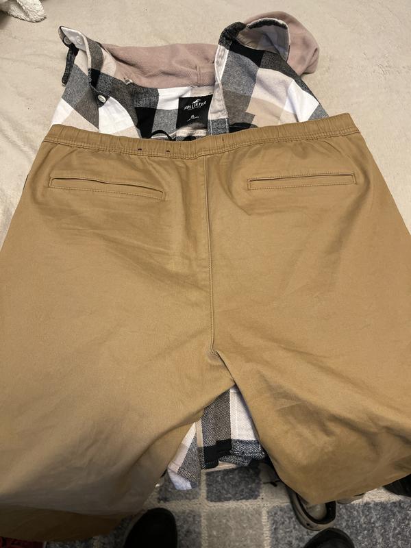 Twill joggers cheap womens hollister