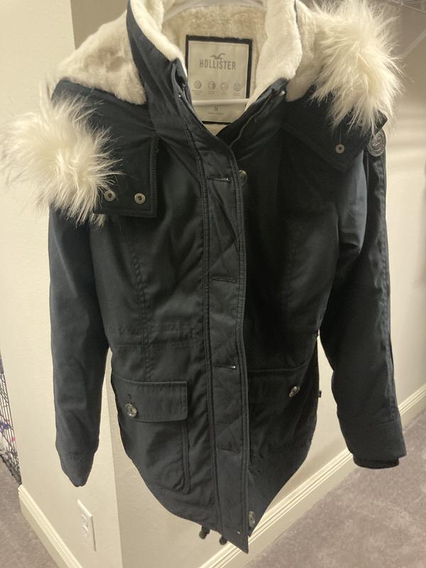 Hollister Stretch Cozy-Lined Parka  Hollister parka, Jackets, Girls jacket