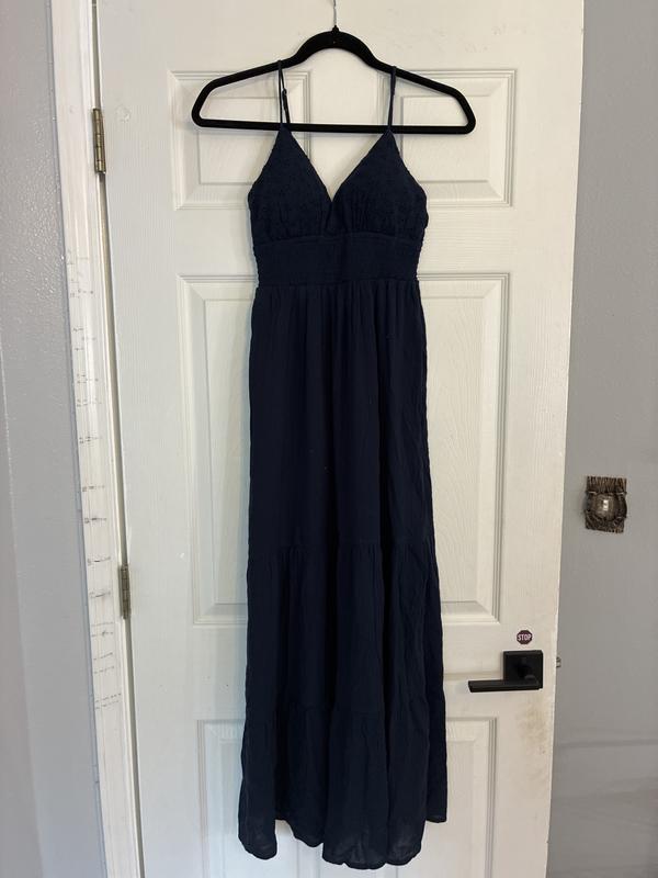 hollister embroidered maxi dress Hollister Strapless Embroidered Maxi Dress at Hamilton Place in  Chattanooga, TN
