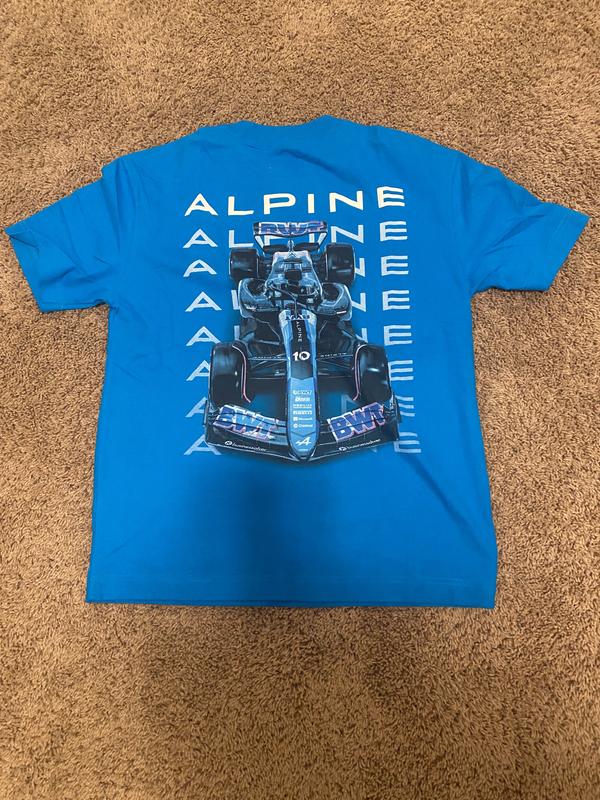 Hollister★半袖 クルーネック Alpine F1 Racing Team Tシャツ Men's Boxy Heavyweight BWT Alpine F1 Team Graphic Tee