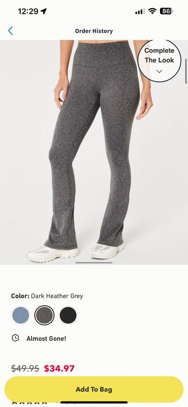Hollister Gilly Hicks Active Recharge High-Rise Mini Flare Leggings