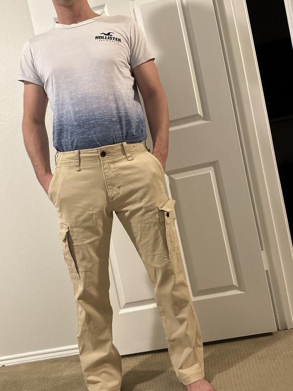 Slim Straight Cargo Pants