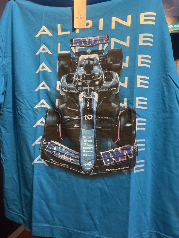 ★Hollister.co★BWT アルパイン グラフィック T シャツ ☆Hollister Co.☆BWTアルパイン F1チームグラフィック Tシャツ