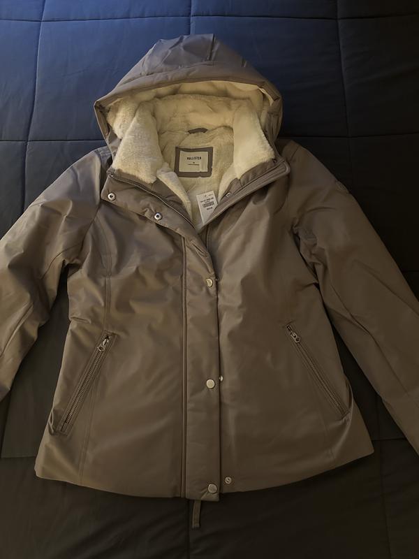 Women s Faux Fur Lined All Weather Jacket Women s Jackets Coats HollisterCo