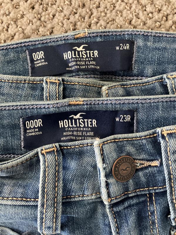 Hollister Women's Curvy High-Rise Vintage Flare Jeans Size 25 X 30