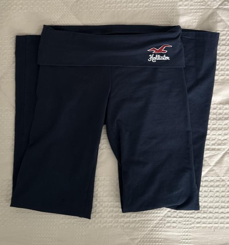 Women's Foldover Waist Knit Logo Flare Pants | Women's Clearance