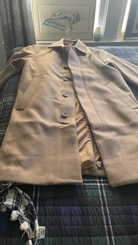 Hollister wool blend on sale coat