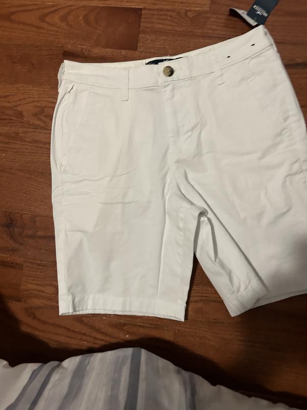 Hollister Low-rise Twill Chino Shorts 3 in Green