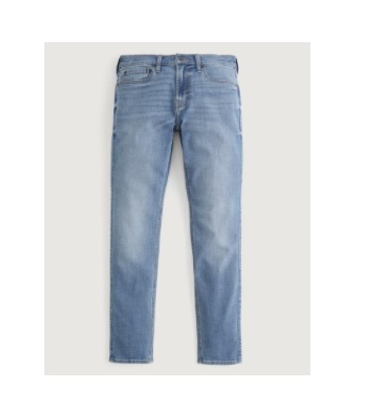 Hollister California Men's Epic Flex Super Skinny Stretch Jeans HOM-34  (31x32, 2627-279) at  Men's Clothing store