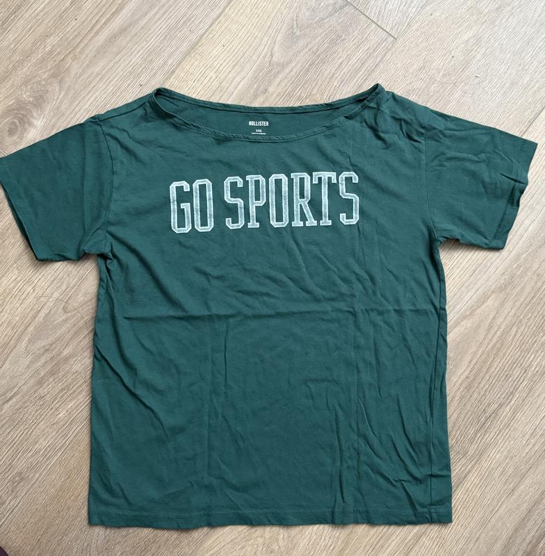 【Anyone more】Ermi Off-Shoulder T-shirt Women's Oversized Off-the-Shoulder Go Sports Graphic Tee