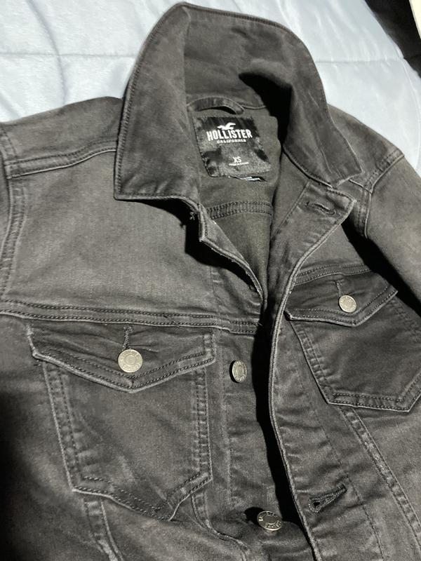 Hollister stretch denim outlet jacket