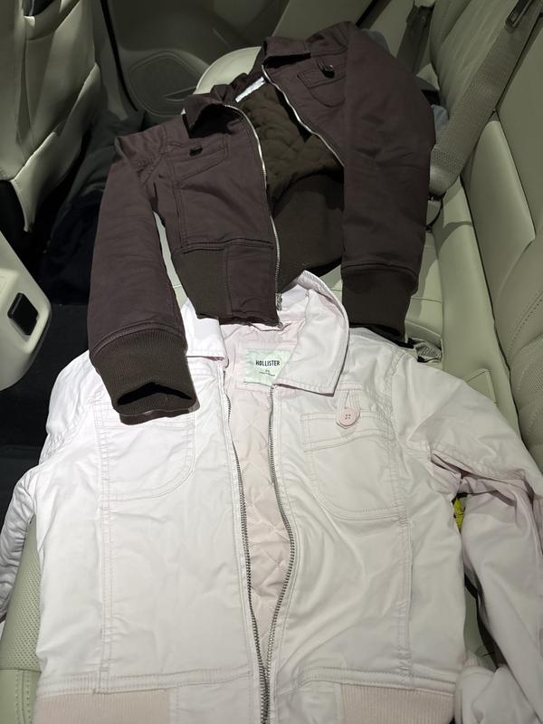Y2K ホリスター Hollister Twill Zip-Up jacket Hollister Twill Zip-Up Jacket | Arden Fair