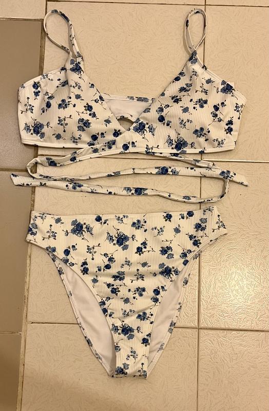 Hollister wrap sale triangle bikini top