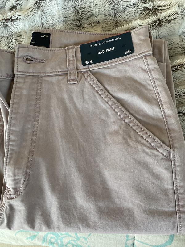 Hollister Womens Ultra High Rise Graphic Dad Joggers Pant Comfy