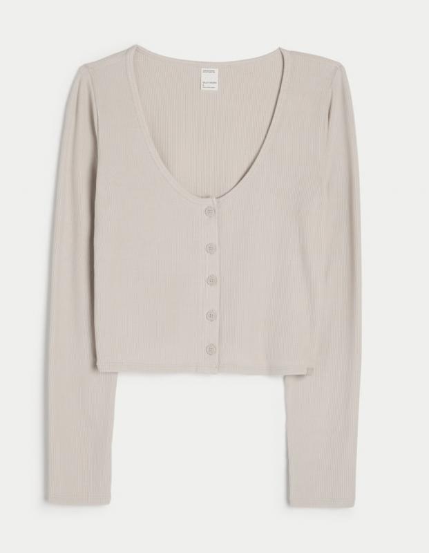 Women s Gilly Hicks Jersey Rib Crop Cardigan Women s Clearance HollisterCo
