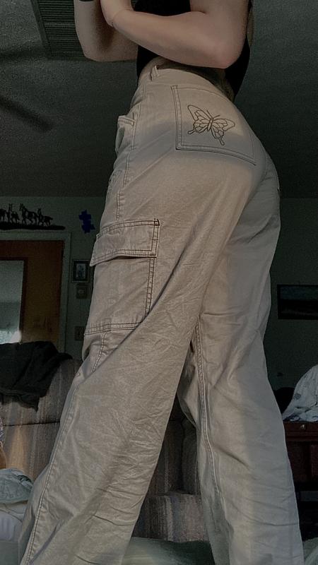 Super soft thick fabric wide leg pants Size 12 p - Depop