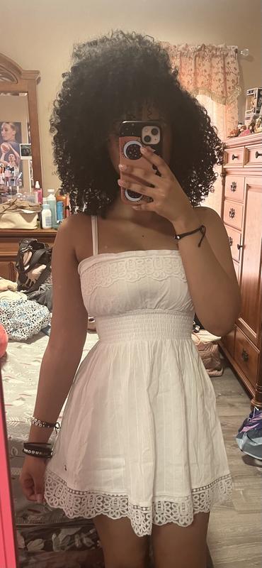 lace dresses for women white The Kiara Dress in White Chantilly Lace 4 / White Chantilly Lace main image 0