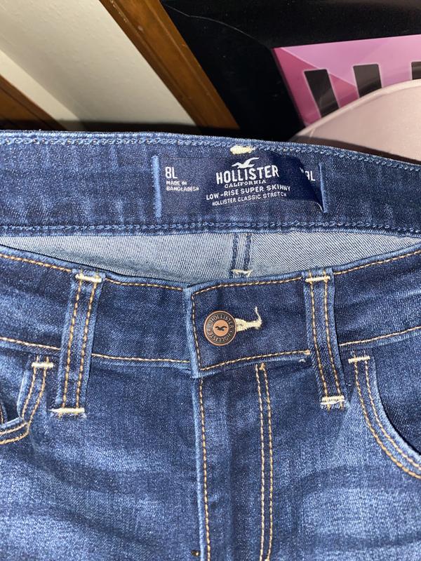 Hollister low shop rise super skinny