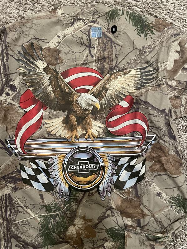 Men's Boxy Heavyweight Chevrolet Graphic Camo Tee | Men's