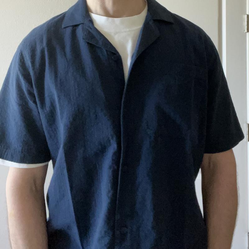 Men's Short-Sleeve Seersucker Pocket Shirt | Men's Tops
