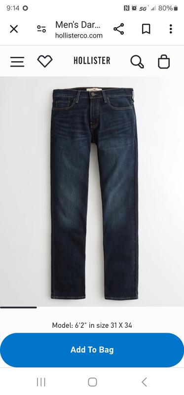 Hollister varal Slim Straight