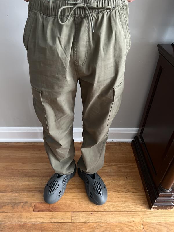 Men's Loose Cargo Parachute Pants, Men's Bottoms