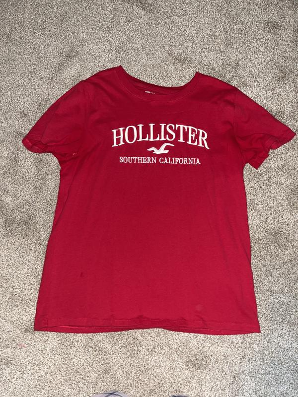 Hollister logo store graphic tee