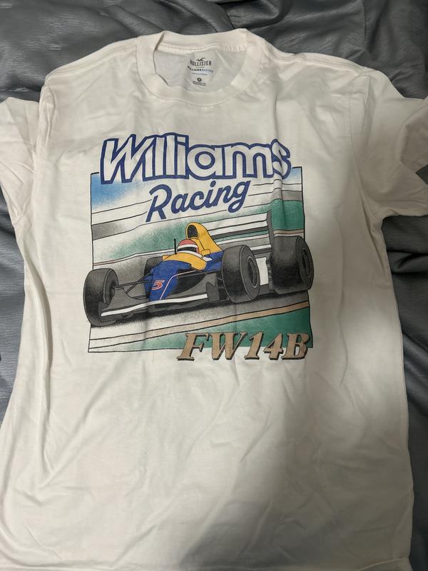 ★Hollister Co.★ウィリアムズ レーシンググラフィック Tシャツ ウィメンズ Williams Racing グラフィック クルーネックス