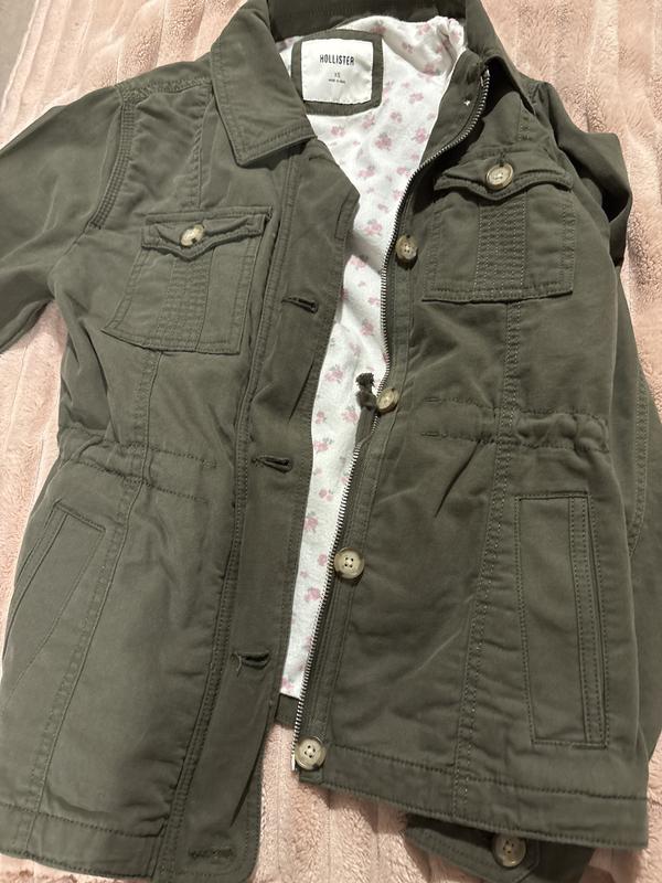 Women's Twill Y2K Military Jacket | Women's Clearance