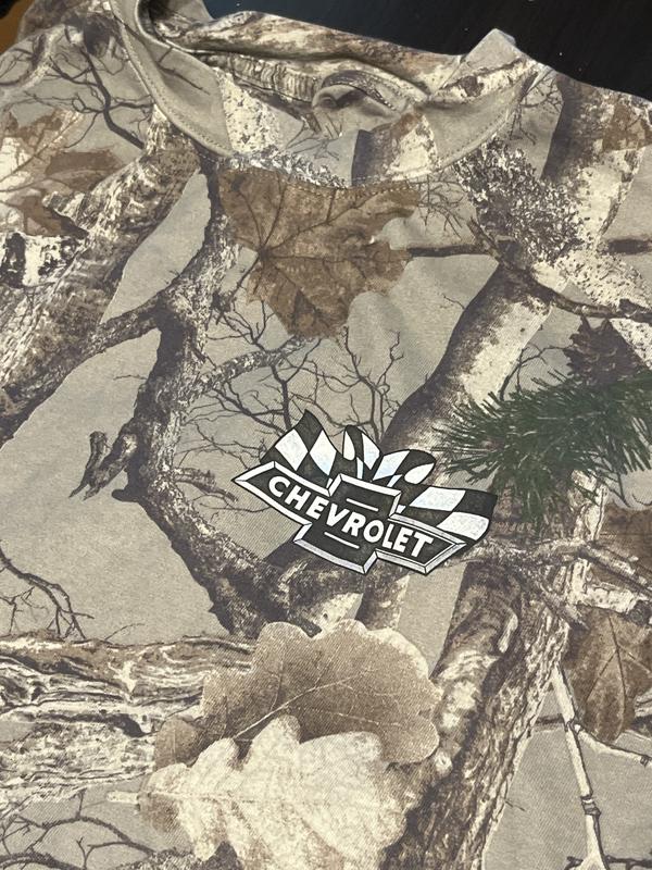 Hollister★半袖 クルーネック Chevrolet 迷彩 トップス Tシャツ Men's Boxy Heavyweight Chevrolet Graphic Camo Tee | Men's