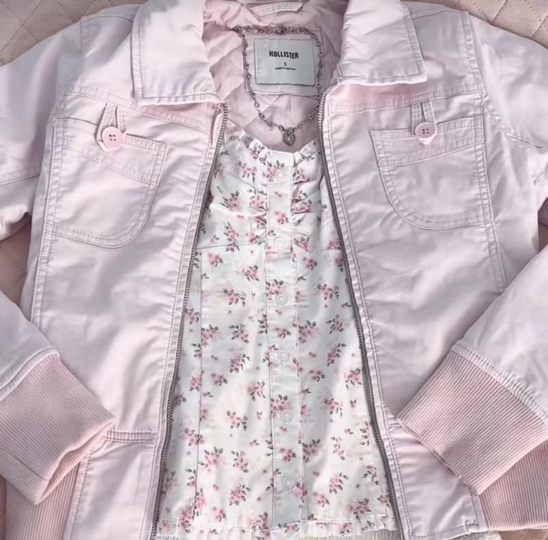 Women's Twill Zip-Up Jacket | Women's Clearance | HollisterCo.com