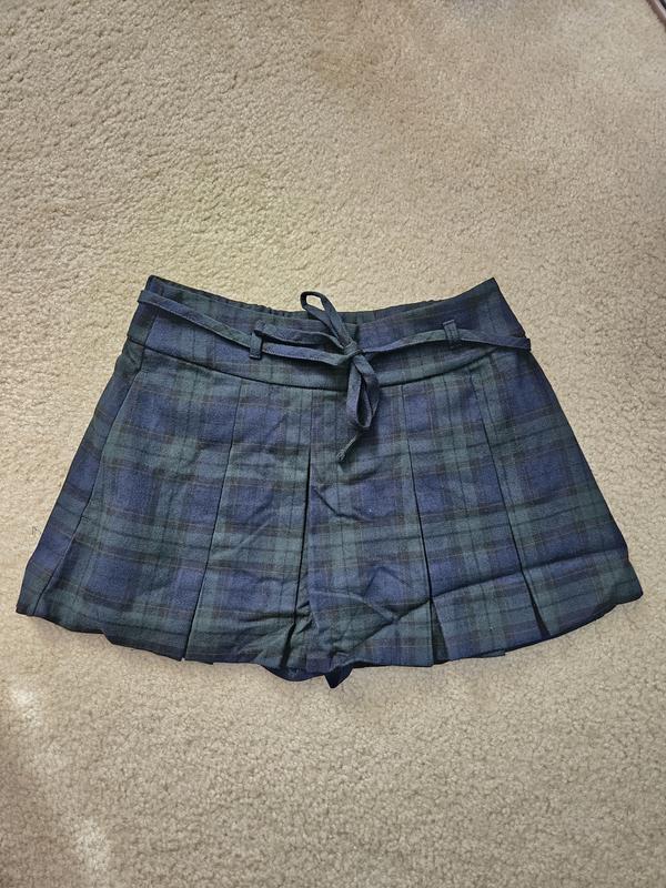 Women's Mid-Rise Pleated Mini Skort | Women's Bottoms